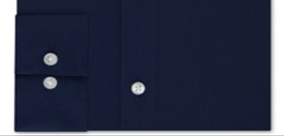 Calvin Klein Men's Slim Fit Spread Collar Dress Shirt Blue Size 16X32X33