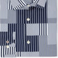 Tommy Hilfiger Men's Slim Fit Th Flex Non Iron Supima Stretch Patchwork Dress Shirt Blue Size 34X35