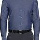 Calvin Klein Men's Classic Regular Non Iron Stretch Performance Dress Shirt Navy Size M