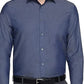 Calvin Klein Men's Classic Regular Non Iron Stretch Performance Dress Shirt Navy Size M