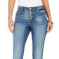 Style & Co Women's Button Fly Boot Cut Jeans Blue Size 2