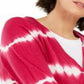 INC International Concepts Women's Cashmere Tie Dyed Sweater Pink Size Small
