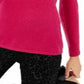 INC International Concepts Women's Cashmere Puff Sleeve Sweater Pink Size Small