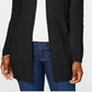 Karen Scott Women's Cable Knit Cardigan Black Size Petite XL