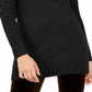 INC International Concepts Women's  Cashmere Boat-Neck Tunic Sweater  Black Size S