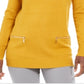 JM Collection Women's Cowl Neck Sweater Gold Size M