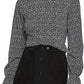 Nine West Women's Jewel Neck Top Gray Size S