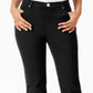 Lee Platinum Women's  Petite Gwen Straight-Leg Jeans Black Size 14 P