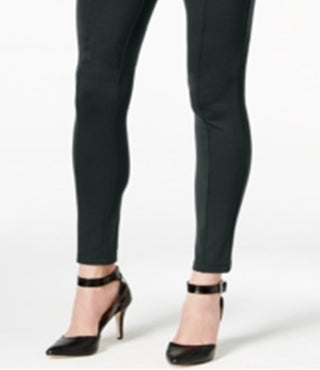 Style & Co Women's Seamed Ponte Knit Skinny Pants Gray Size Petite S-M