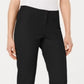 Alfani Women's Cropped Lace up Pants Black Size 4