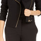 Bar III Women's Moto Jacket Black Size L