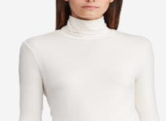 Ralph Lauren Womens Long Sleeve Top White Size M