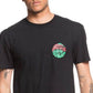 Quiksilver Men's Regular Fit Santa Graphic Tee T-Shirt Black Size XX-Large