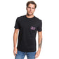 Quiksilver Men's Daily Wax Short Sleeve T-Shirt Black Size Small