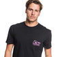 Quiksilver Men's Daily Wax Short Sleeve T-Shirt Black Size Small