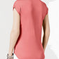 INC International Concepts Women's Pleated Top Pink Size Petite Small