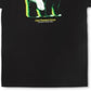 Lrg Men's Glowing Panda Graphic T-Shirt Black Size Small