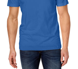 Club Room Men's Performance Basic T-Shirt Blue Size Medium