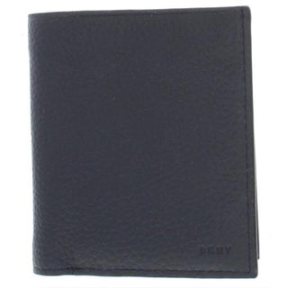 DKNY Men's Faux Leather Data Protection Bifold Wallet Black  Size Regular