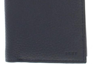 DKNY Men's Faux Leather Data Protection Bifold Wallet Black  Size Regular