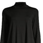 Eileen Fisher Women's Knit Turtleneck Tunic Black Size X-Large