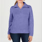 Karen Scott Women's Wing Collar Pullover Top Blue Size Petite S