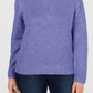 Karen Scott Women's Wing Collar Pullover Top Blue Size Petite S