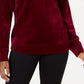 Karen Scott Women's Velour Sweatshirt Purple Size L