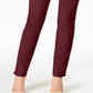 Charter Club Women's Cambridge Tummy Control Slim Leg Pants Red Size 2 Petite
