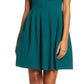 Vince Camuto Women's Bow Neck Fit & Flare Dress Green Size 4