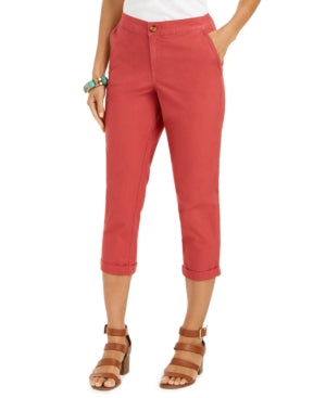 Style & Co Women's Capri Pants Coral Size 4
