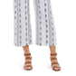 Style & Co Women's Cropped Jacquard Pants White Size X-Small