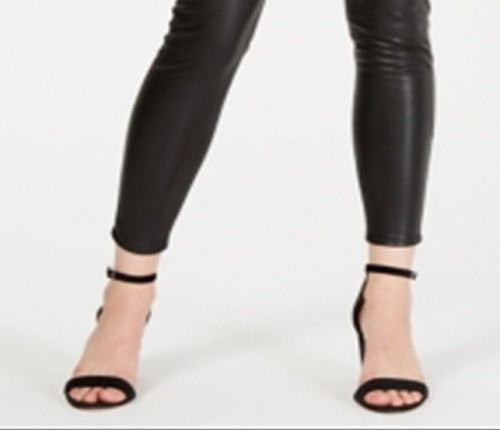 Kendall Kylie Women's Faux Leather Skinny Pants Gray Size 29