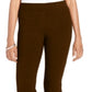 Style & Co Women's Petite Stretch Leggings Two-Pocket Back Brown Size PS