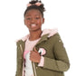 Epic Threads Big Girl's Unicorn Patch Jacket Green Size X-Large
