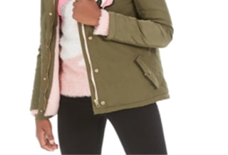 Epic Threads Big Girl's Unicorn Patch Jacket Green Size X-Large