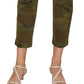 Sanctuary Women's Denim Camouflage Cargo Jeans Green Size -26