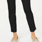 Charter Club Women's Solid Newport Slim Leg Pants Black Size 6 Petite
