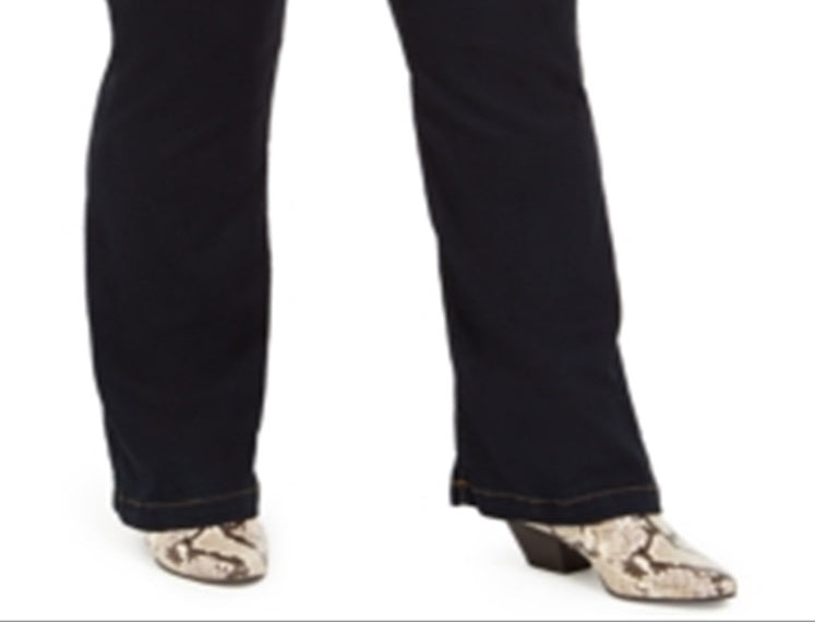 INC International Concepts Women's Plus Bootcut Jeans Blue Size 20W