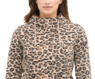 Levi's Women's Printed Cotton Hooded Jacket Yellow Size Large