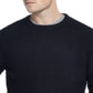 Weatherproof Vintage Men's Striped Crew Neck Sweater Black Size Medium