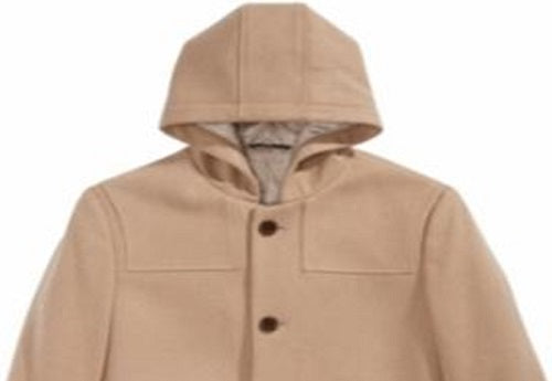 Ralph Lauren Big Boy's Plain Camel Coat Brown Size 8