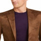 Ralph Lauren Men's Faux Suede Classic Fit Two Button Blazer Brown Size 46