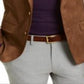 Ralph Lauren Men's Faux Suede Classic Fit Two Button Blazer Brown Size 46