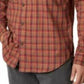 Columbia Men's Vapor Ridge Iii Modern Classic Fit Plaid Shirt Red Size 2XL