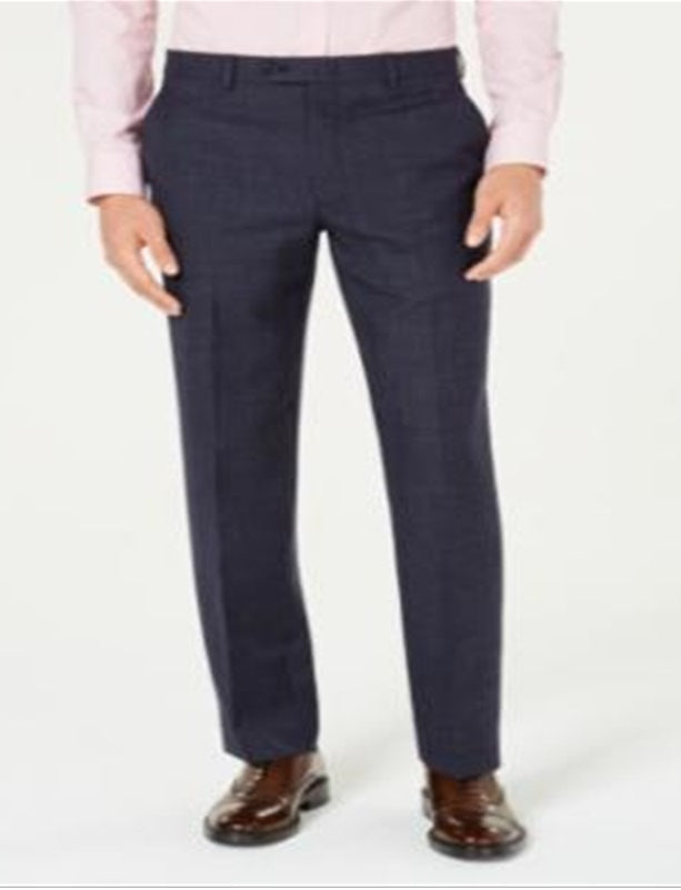 Ralph Lauren Men's Plaid Classic Fit Pants Blue Size 38X32