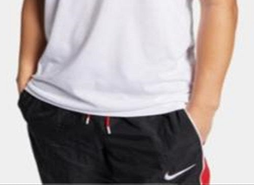 Nike Men's Dri fit Logo Basketball T-Shirt White Size Large