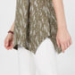 Style & Co Women's Printed Tank Top Green Size Petite S