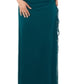 Betsy & Adam Women's Sleeveless Maxi Sheath Dress Green Size 12 Petite