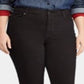 Ralph Lauren Women's Plus Premier Straight Jeans Black Size 14 W